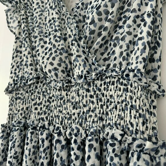 EUC Slate & Willow Faux Wrap Mini Dress M - Picture 4 of 5